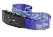 Correa para equipaje unisex morado de diseño, morado