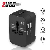 Adaptador Enchufe De Viaje Universal Dual USB de SURWELL