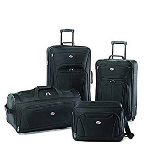 American Tourister juego 4 maletas y bolsos de viaje