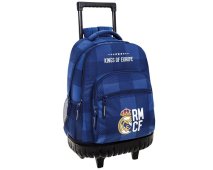 Mochila Trolley Infantil Real Madrid Blue