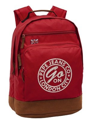 Pepe Jeans London Mochila juvenil Portaordenador, PC 15