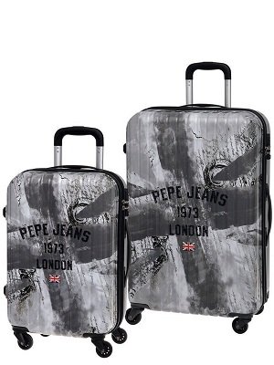 Set De Maletas 55/67 cm, 4 ruedas Pepe Jeans London - Diseño Grafismo