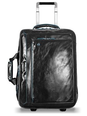 Trolley cabina con funda doble para ordenador y iPad/iPad®Air y asas guardables Blue Square
