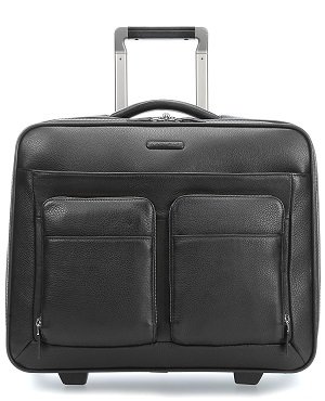 Piquadro Trolley business con organizador extraíble y portaordenador/iPad®Air/Air2 y cierre TSA Modus
