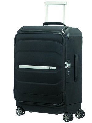 Spinner 55/20 w/ Top Pocket Equipaje Cabina TSA, Samsonite Flux Soft