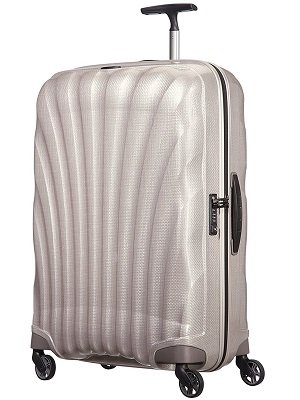 Samsonite - Cosmolite Curv, Spinner Grande Made in Europe, Color Perla