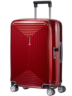 Samsonite Neopule Spinner Cabina rojo, 55 cm, 38L, TSA